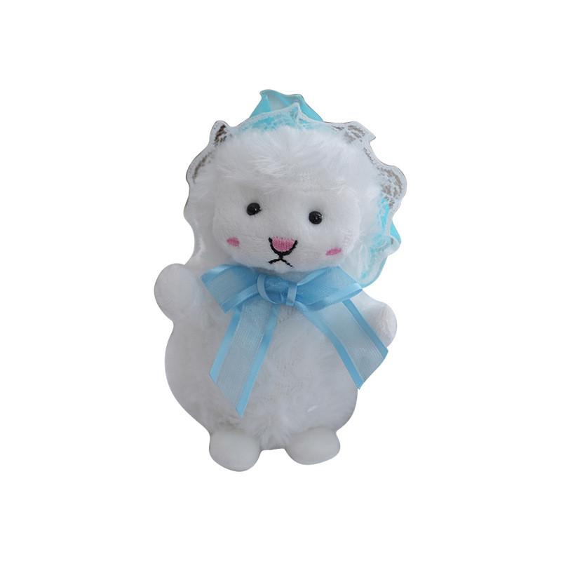 Soft Cute Lolita Sheepplush Toy With Pp Cotton Filling For Kids Room Decor