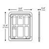 Cat Door Flap Free Entry and Exit Locking Cover Screen Door Mounted Clear Flap Get-in-anytime Upgraded Door