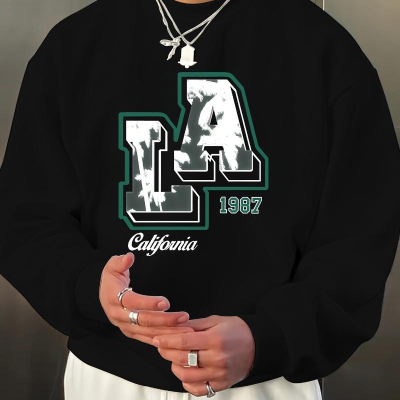 

Мужской свитшот с круглым вырезом, эластичный в двух направлениях и удобный, идеально подходит для активного образа жизни XXL чёрный