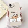 For iPhone 16E Case Popular Flower Cartoon Silicone Phone Cover For iPhone16E Funda For iPhone SE 2025 SE4 Shockproof Soft Cover