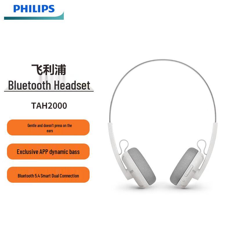 

Philips Retro Wireless Bluetooth Over-Ear Headphones