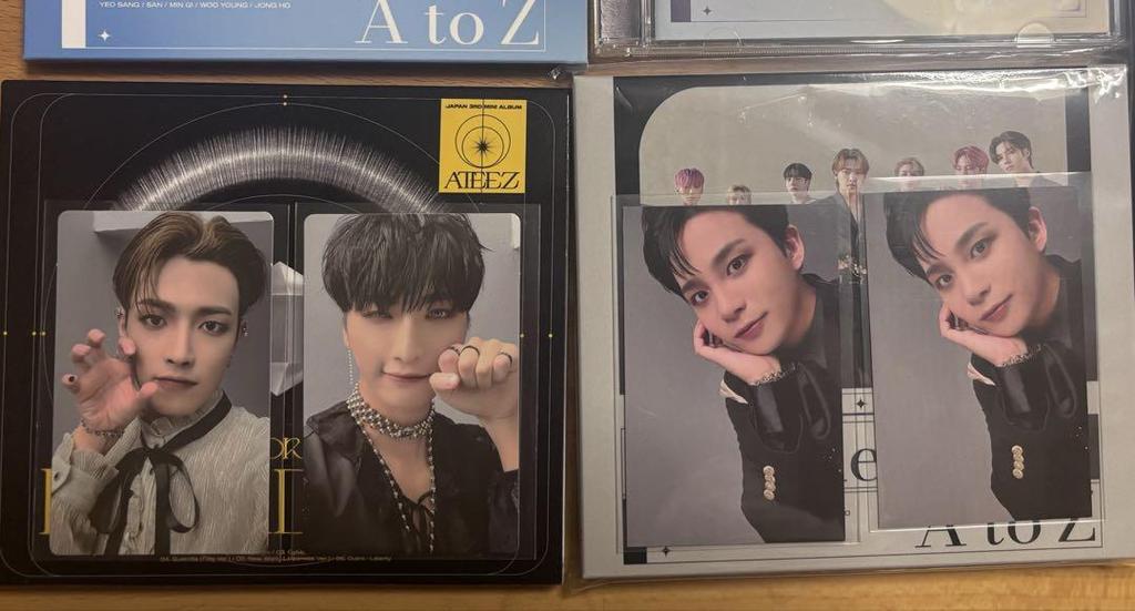 [USED] ATEEZ Japan Album Hongjoong Seonghwa Jongho Trading Card Answer