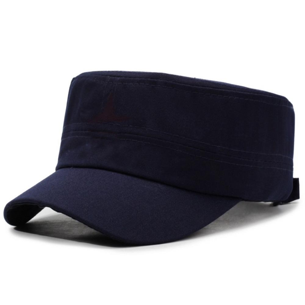 

Adjustable Baseball Cap Solid Color Duck Tongue Hat Casual Casual Hat Темно-синій