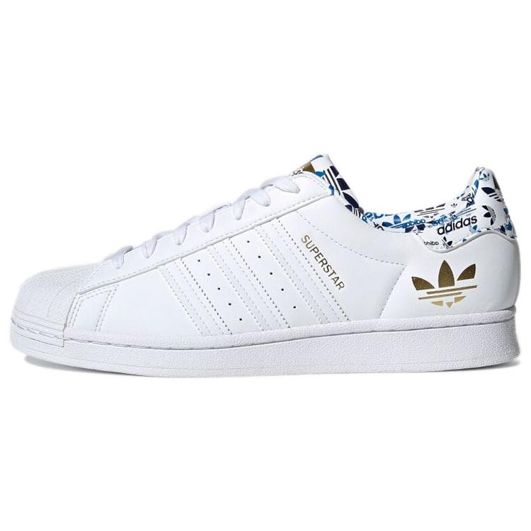 adidas Superstar White Blue Lining Men s H00186