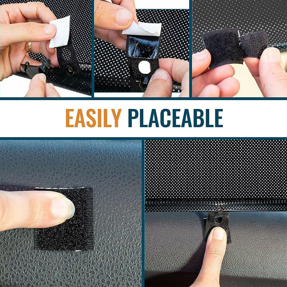 Shades Roller Blinds Sun Block Car Curtain Retractable Visor On Mirror Auto Window  Film Anti Look Roller Blinds For Window