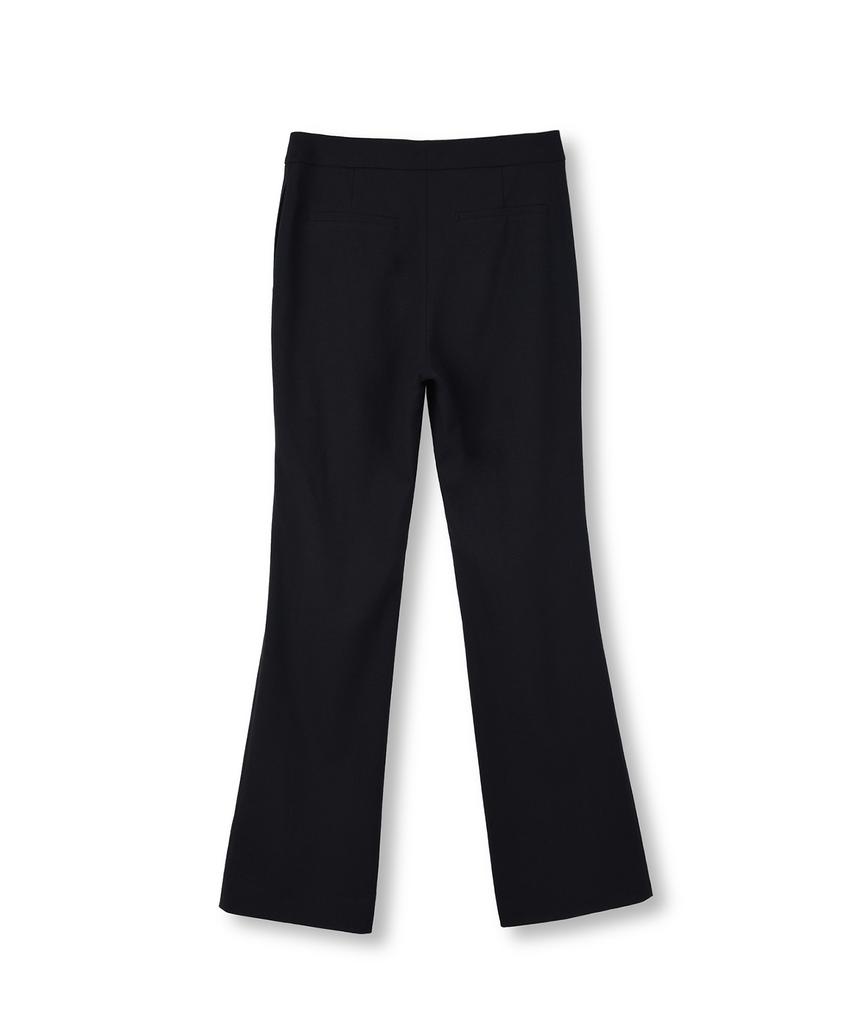 Beulaunyadeu W Low-Rise Slit Pants, Black