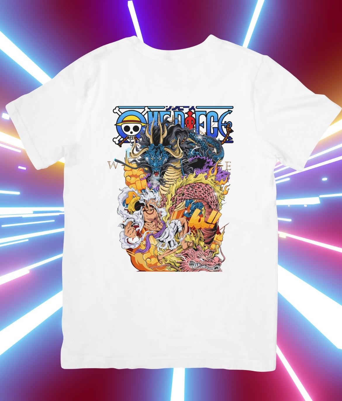 One piece anime / tcg t-shirt , unisex , size L S разноцветный