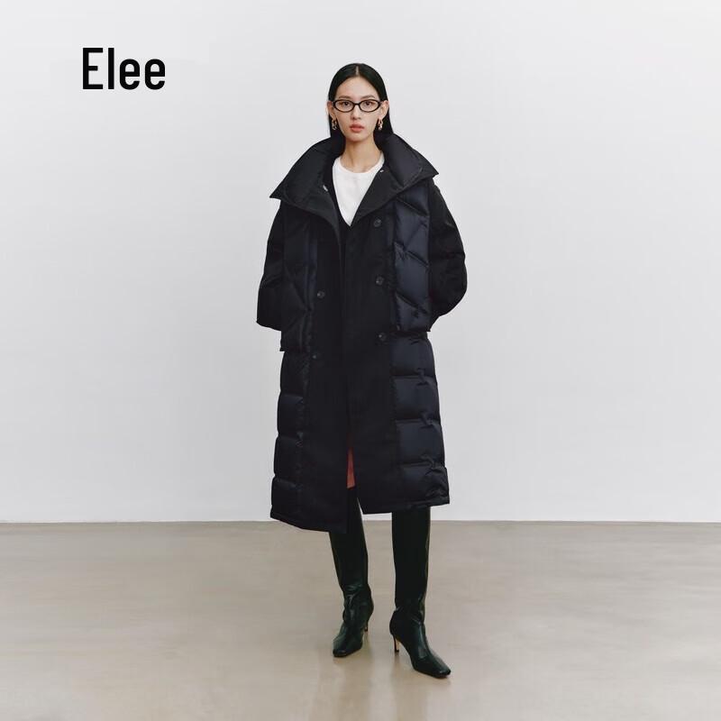 Ailolaiyi Women's Goose Down Winter Jacket with Detachable Scarf Hood