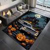 Halloween Pumpkin Head Pattern Rug Carpets for Bedroom Living Room Sofa Mat Creative Door Mat Dressing Room Rugs Play Mats Gifts