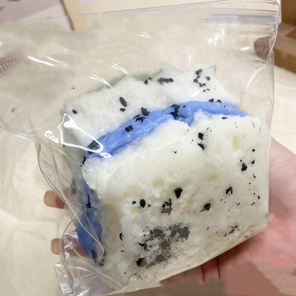 

Three-layer Toast Fidget Toy Matcha Sadnwich Fidget Toy Toast Squeeze Toys Mini Ornaments Style 1