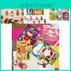 Adorable Christmas Cartoon Santa Face Sticker Puzzle Set For Kids Interactive Fun