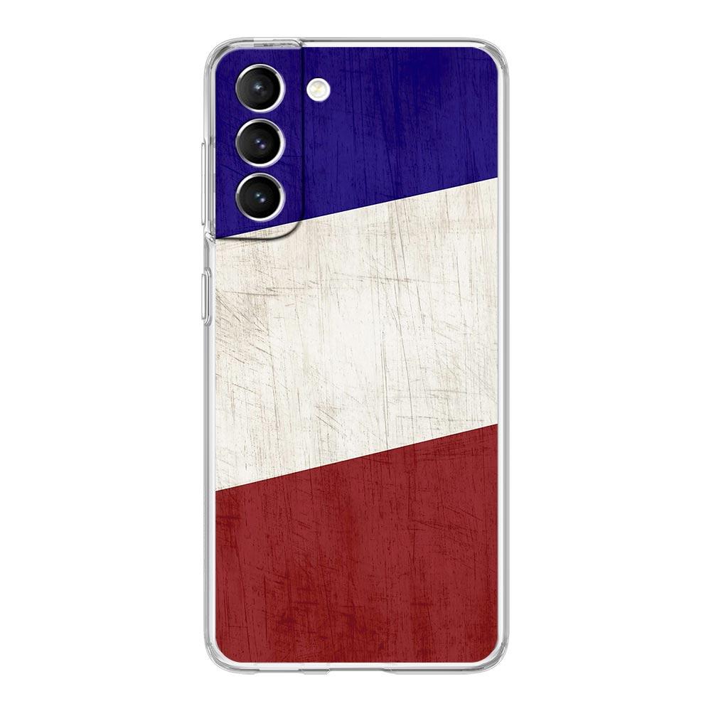 Frankreich Flagge Fußball Paris Handyhülle Für Samsung Galaxy S22 5G S20 Ultra S21 FE 5G S10E S9 S8 S10 Plus Note 20 10 Klare Hülle