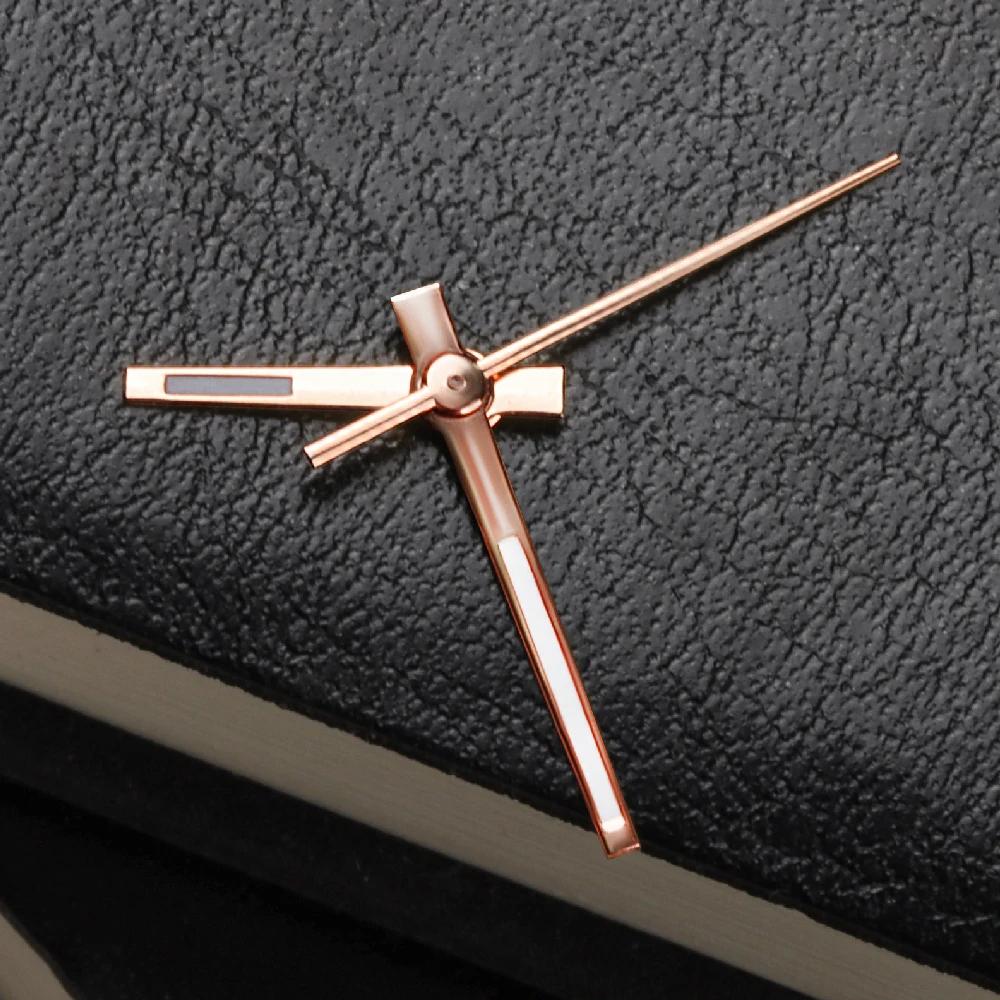 Silver Needle for NH35 NH36 Watch Aiguille Hands C3 Super Lume Pointer Baton Style Datejust Hand Polished for Automatic Movement