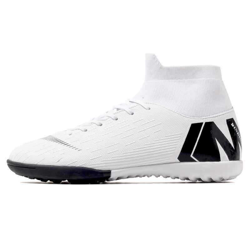 Training Nails Spikes 2025 Students Grass Broken Sneakers Competition Football Shoes Men's High Top New Teens