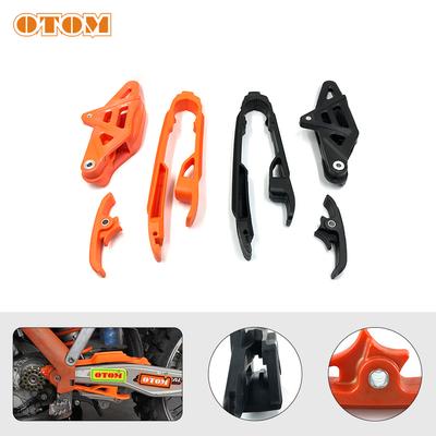 OTOM Motorcycle Swingarm Chain Slider Up/Below Sliding Guard Chain Guide For KTM HUSQVARNA GASGAS 125-450 Pit Dirt Bike Enduro