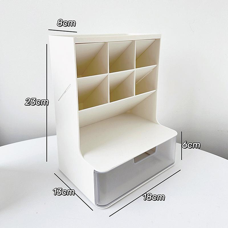 

Chic Desk Organizer Jewelry Storage Cosmetics Makeup Brush Storage Box B