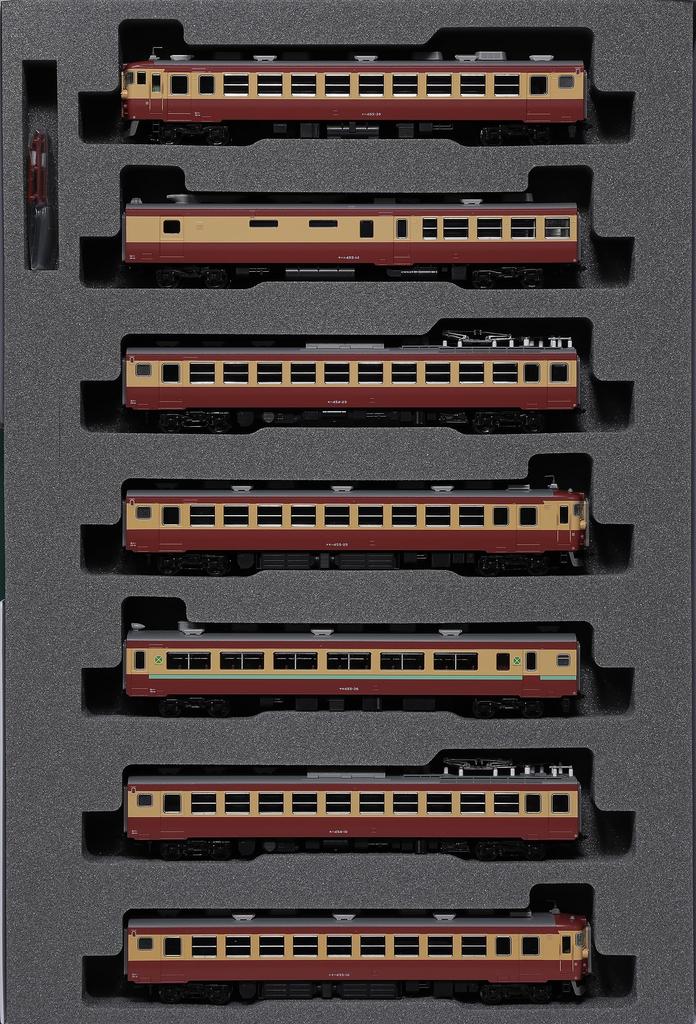 KATO N Gauge 455 Series Matsushima Express Set Model Train 7-Car 10-1632