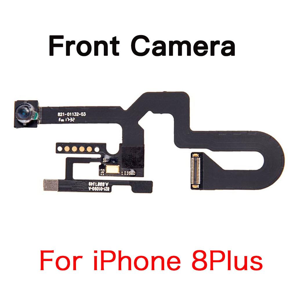 Inner LCD Parts Replacement For iPhone 7 8 Plus Front Camera Home Button Flex Cable Full Set Screws And Ear Speaker