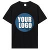 Custom Your LOGO Tshirt Hip Hop Streetwear Unisex Cotton Tshirts Oversized Top Tee Unisex Summer Retro Personalized T Shirt
