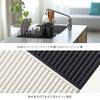 ideaco Kitchen Drainers Sculpture Mat D Sand White, Silicone Drain Mat, 40cm Wide X 25cm Deep X 0.7cm High