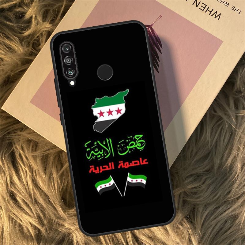 Syrian Revolution Flag For Huawei Nova 5T 3i 7i 8i 11i 12i 9 10 SE Y60 Y61 Y70 Y72 Y73 Y90 Y91 P30 P40 Lite Case