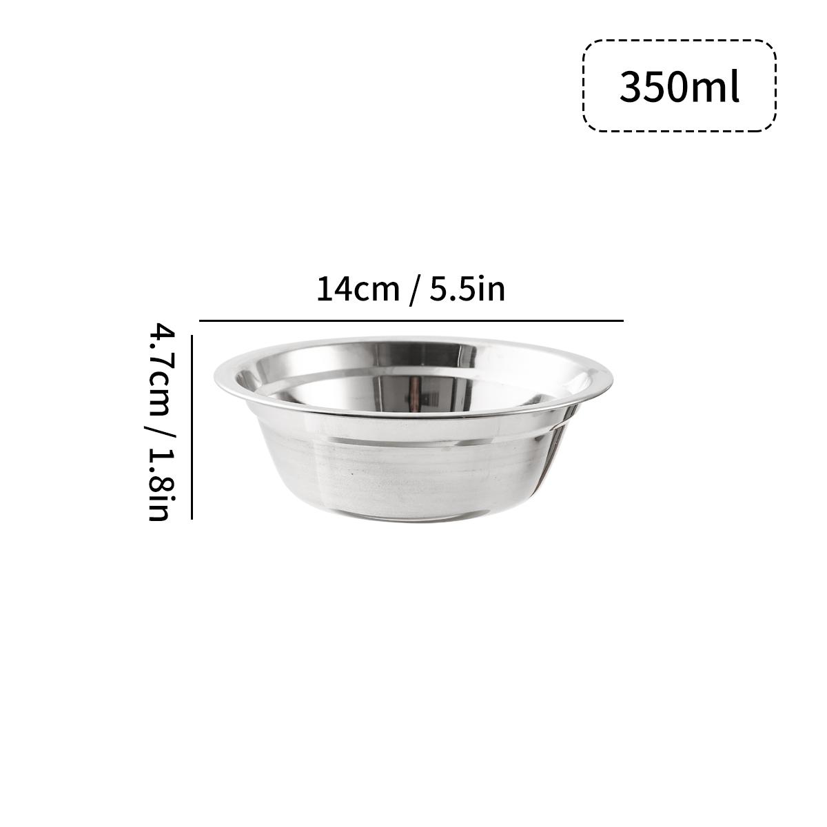 

304 Stainless Steel Bowls Thickened Durable Salad Bowl Large Capacity Cooking Baking Mixing Bowls Fruit Vegetable Food Container