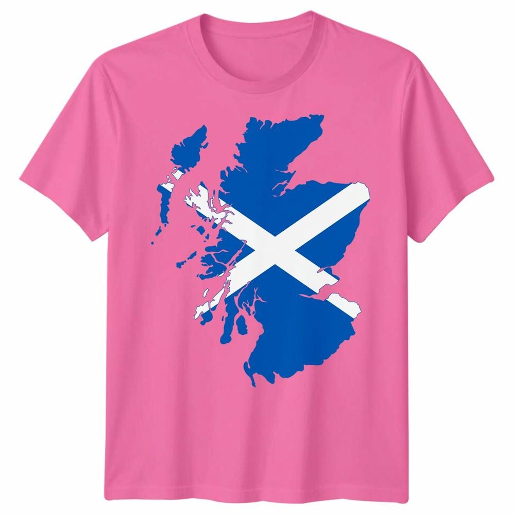 Scotland Flag Slash Unisex T Shirt Scottish Football Rugby Fan Gift Idea Tee