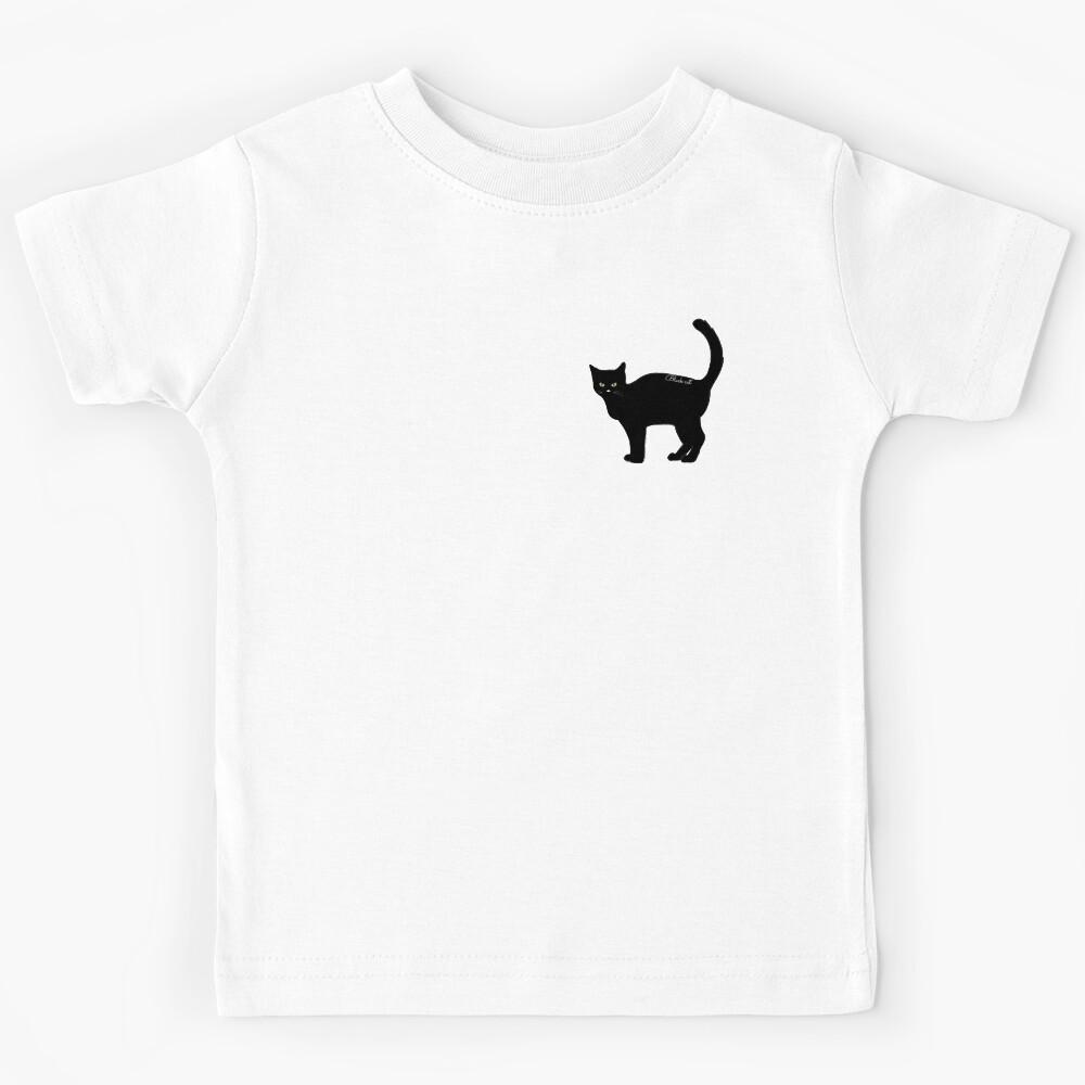 Black Cat Kids T-Shirt 160