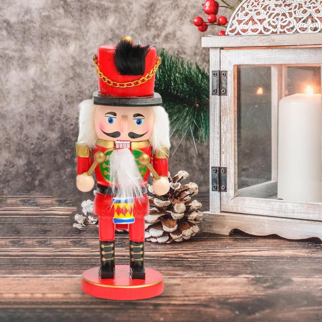 Nutcracker Figurine for Party Festive Bookcase Desktop Decorative