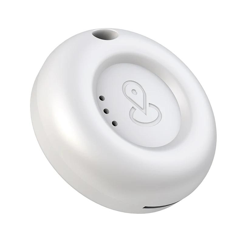 

Умный тег Bluetooth Мини GPS-трекер Работает с приложением Find My Трекер против потери Напоминание для iPhone Локатор Ребенок Домашнее животное Автомобиль белый