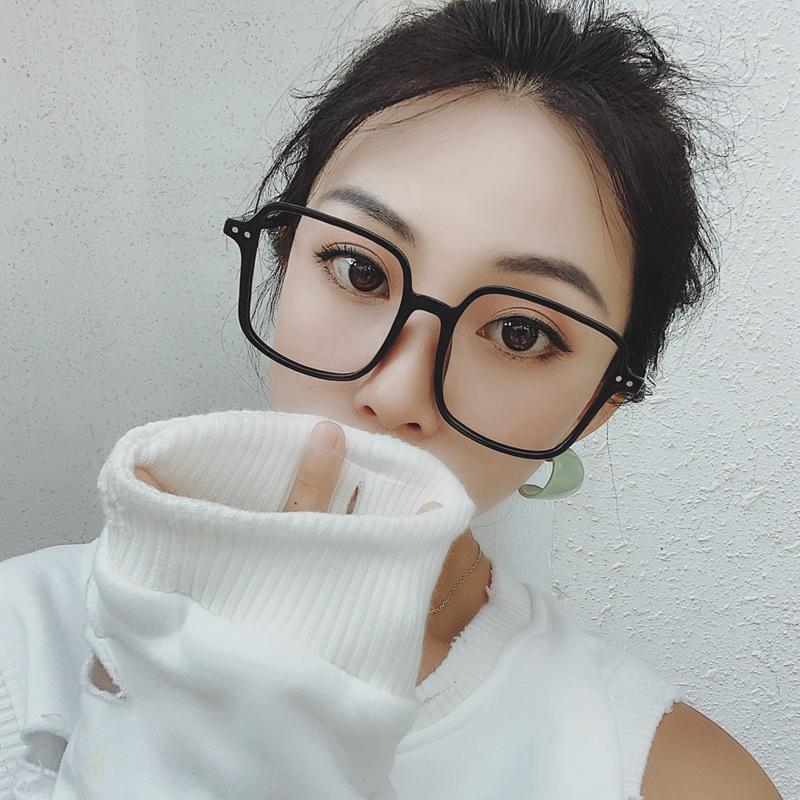 Blue Light Blocking Men Women Glasses Fashion Square Shape Big Size Glass in Trend Trendy Glasses Frame Women
