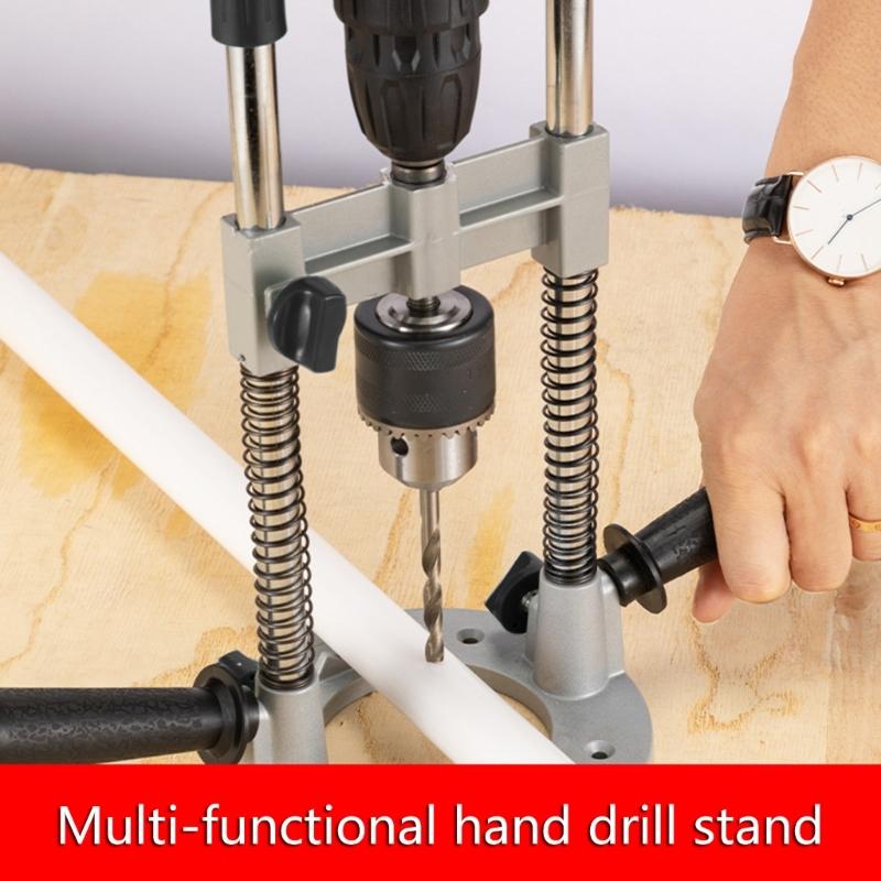 Professional Aluminum Drill Jig Accuracy Drill Positioning Tool With 90 Degree Adjustment And Stable Clamping System