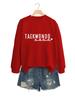 Women's Taekwondo Mama Casual Fashion Sweatshirt: Versatile, Comfortable & Stylish