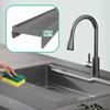 Silicone Sink Splash Guard Sucker Faucet Mat Splash Catcher Multipurpose Drainage Mat  Kitchen