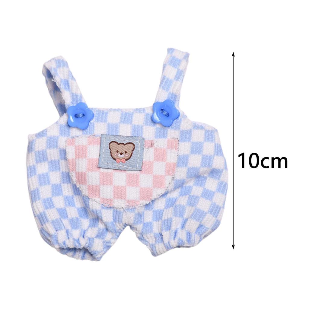 Doll Overalls Doll Pants Suit Daily Wear Dress up Changing Clothes Presents Fashion Pretend Play Toy Shorts Clothing