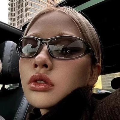 Y2K Vintage Cat Eye Sunglasses Women Men Luxury Designer Sun Glasses Punk Hip Hop Shades Sport Goggles