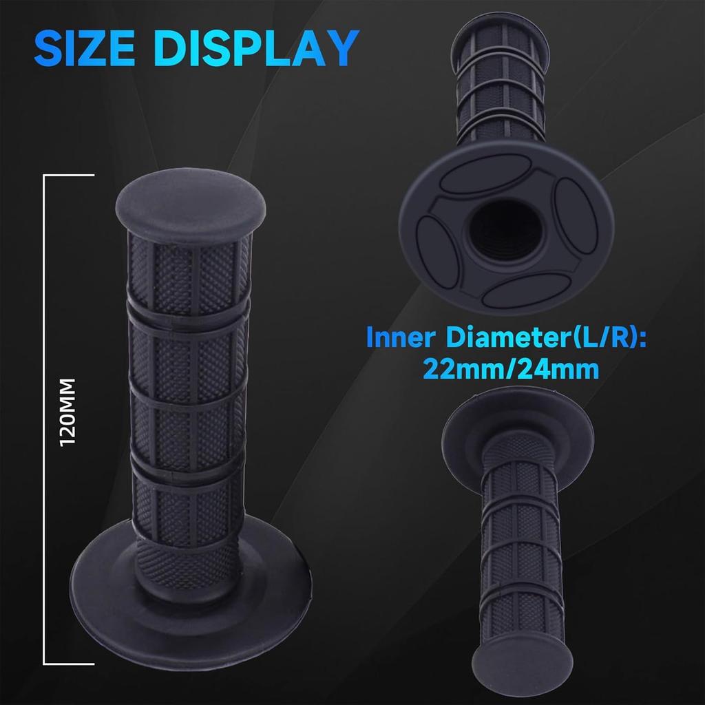 Dirt Bike Handlebar Grips 7/8" Rubber Handle Grip Universal For Sur Ron Surron LBX Talaria Sting R MX3/R MX4 MX5 Talaria X3 XXX E-Ride Pro SR S SS