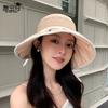 Hat Women's Summer Outdoor Sun Hat Cycling Big Eaves Sun Protection Basin Hat Fashionable Versatile Face Small Bucket Hat