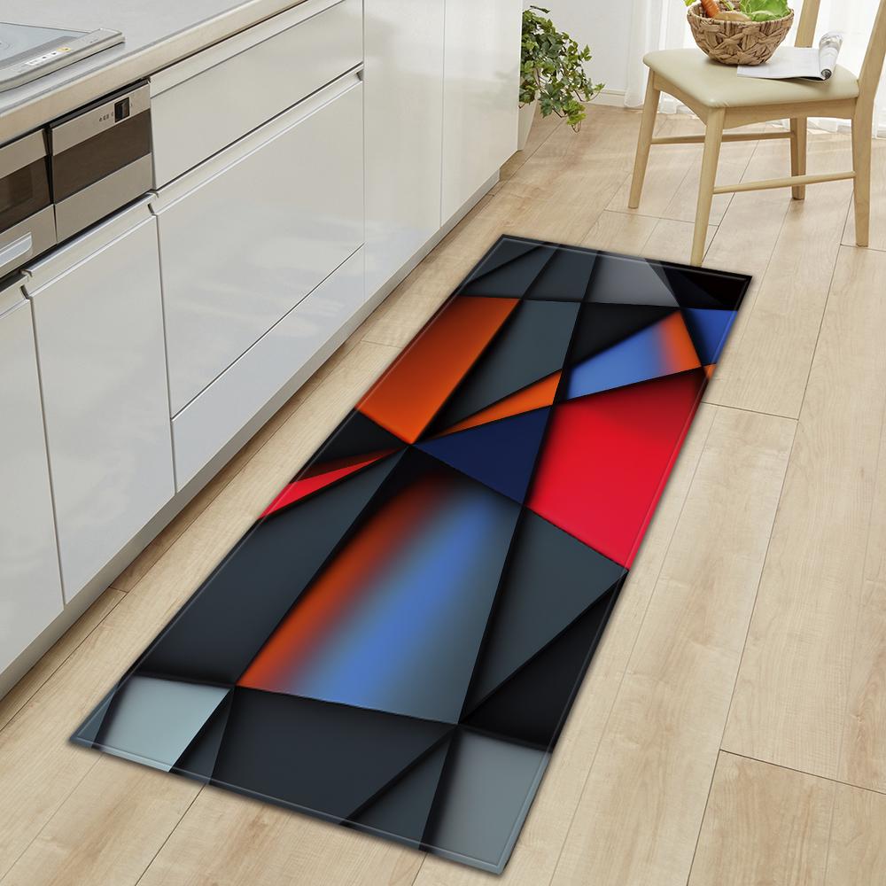 Kitchen Mat Bedroom Non-slip Floor Mat Entrance Door Mat Corridor Living Room Floor Bathroom Door Carpet