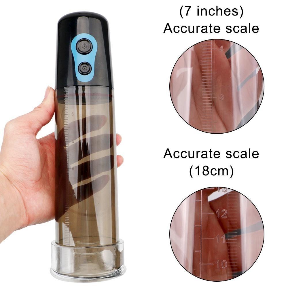 Electric Penis Pump Penis Extender Vacuum Pump Delayed Ejaculation Penis Erection Trainer Penis Enlarger for Erectile Dysfunction Trainer, Penis Pumps
