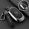 PNR1  Car Alloy Key Case Key Bag Shell For Mercedes Benz 2022 C S Class W206 W223 S350 C260 C300 S400 S450 S500 Key Shell Protector