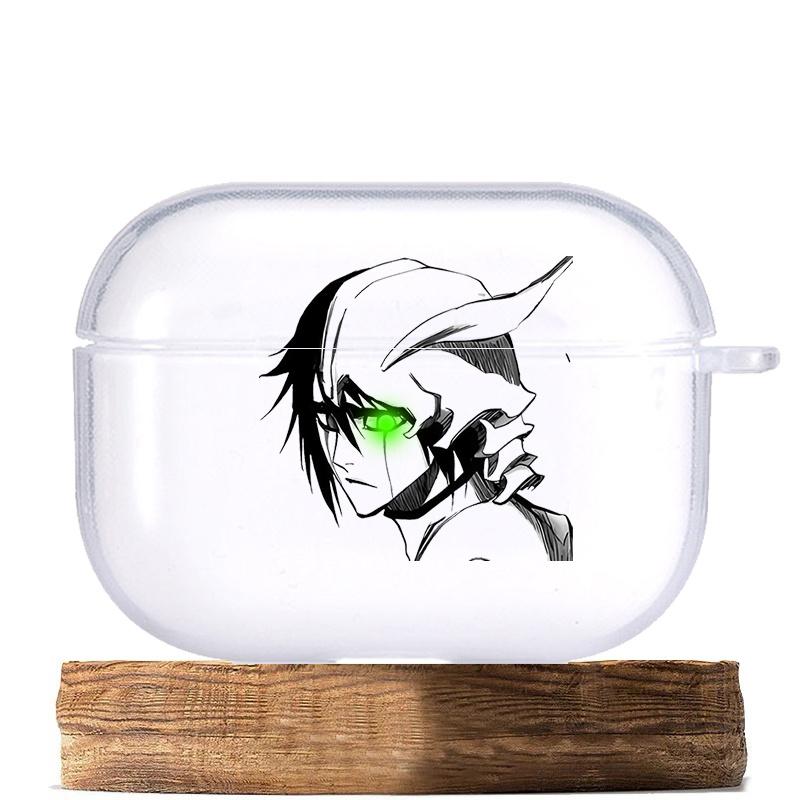Anime Ulquiorra Cifer Transparent TPU Case for Airpods Pro 2 1 3 Soft Silicone Cover Air Pods4 1/2/3Earphone Cover