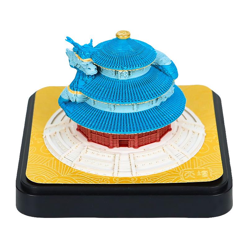 Potala Palace 3D Paper Carving Calendar and Sticky Notes Creative Souvenir. 2026 English Calendar