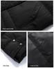 Plus Size Men's Mid-Length Thickened Winter Cotton Jacket