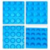 85AD Striped Cylinder Christmas Fondant Mold Silicone Chocolate Candy Mold Xmas Birthday Party Cake Decoration Cupcake