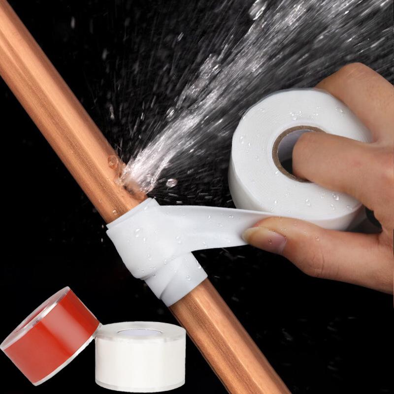 High Elastic Self-Adhesive Silicone Waterproof Leak Repair Tape for Pipes and High Voltage Insulation