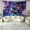 Sword Art Online Wall Tapestry Aesthetic Wall Hanging Printed Fabric Blanket Decorative Tapestries for Bedroom Living Room Home Decor