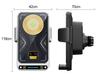 Magnetic Air Vent Car Phone Holder with 15W Wireless Fast Charging and Swivel Navigation