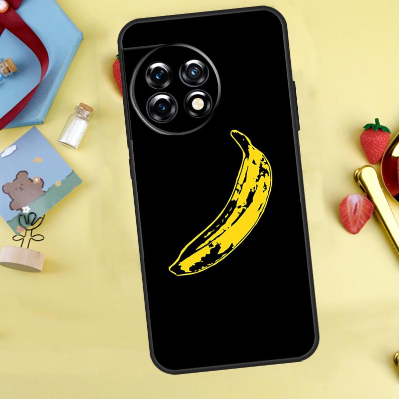 Cartoon Cute Fruit Yellow Banana Case For OnePlus 15 13 13R 13T 12 12R 11 10 9 10R 10T 8T Nord 5 CE 4 2 3 Lite N20 N30 Cover