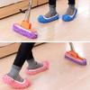 Mop in microfibra Pantofole Copriscarpe Morbido Lavabile Riutilizzabile Pavimento Lucidatura Polvere Sporco Capelli Uomo Donna Spazzatrice Strumento di pulizia Mop